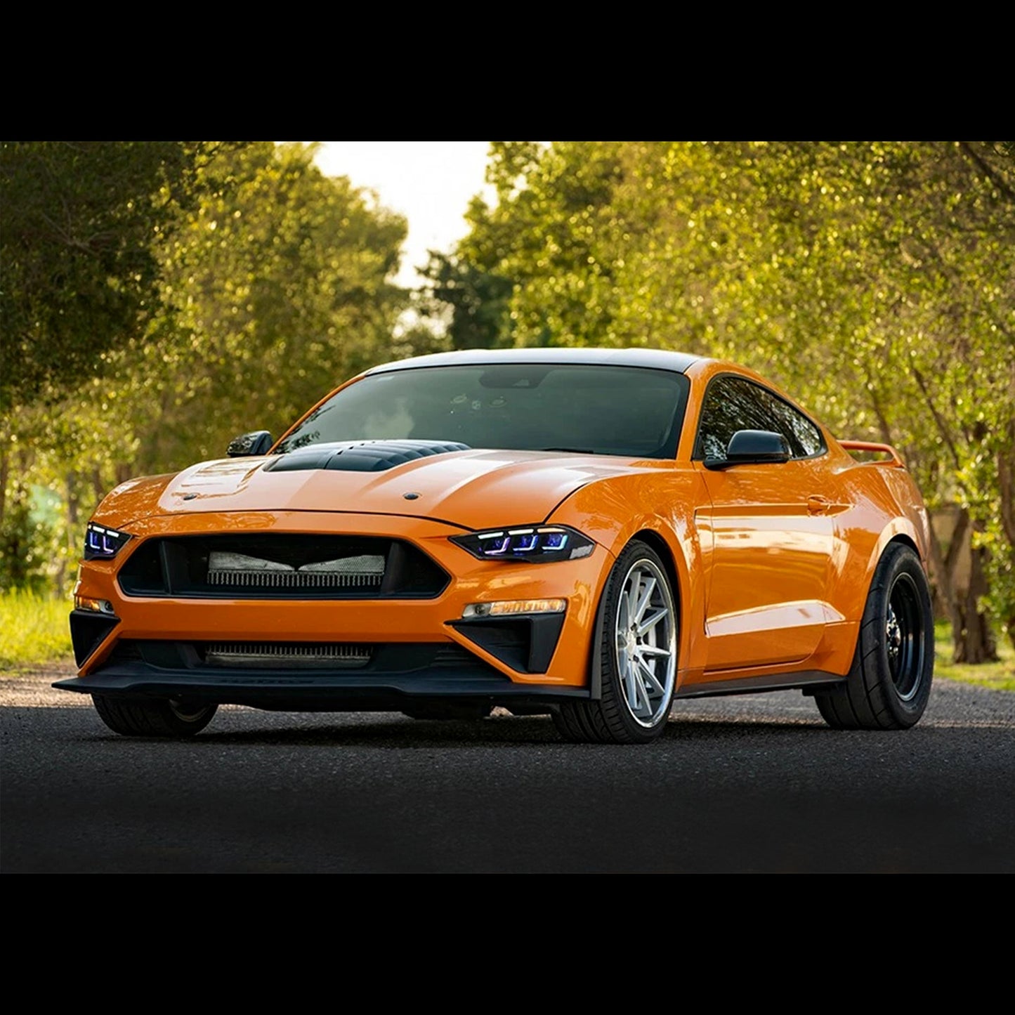 HCMOTION RGB LED Headlights for 2018-2023 Ford Mustang S550 | Sequential Signal & Startup Animation