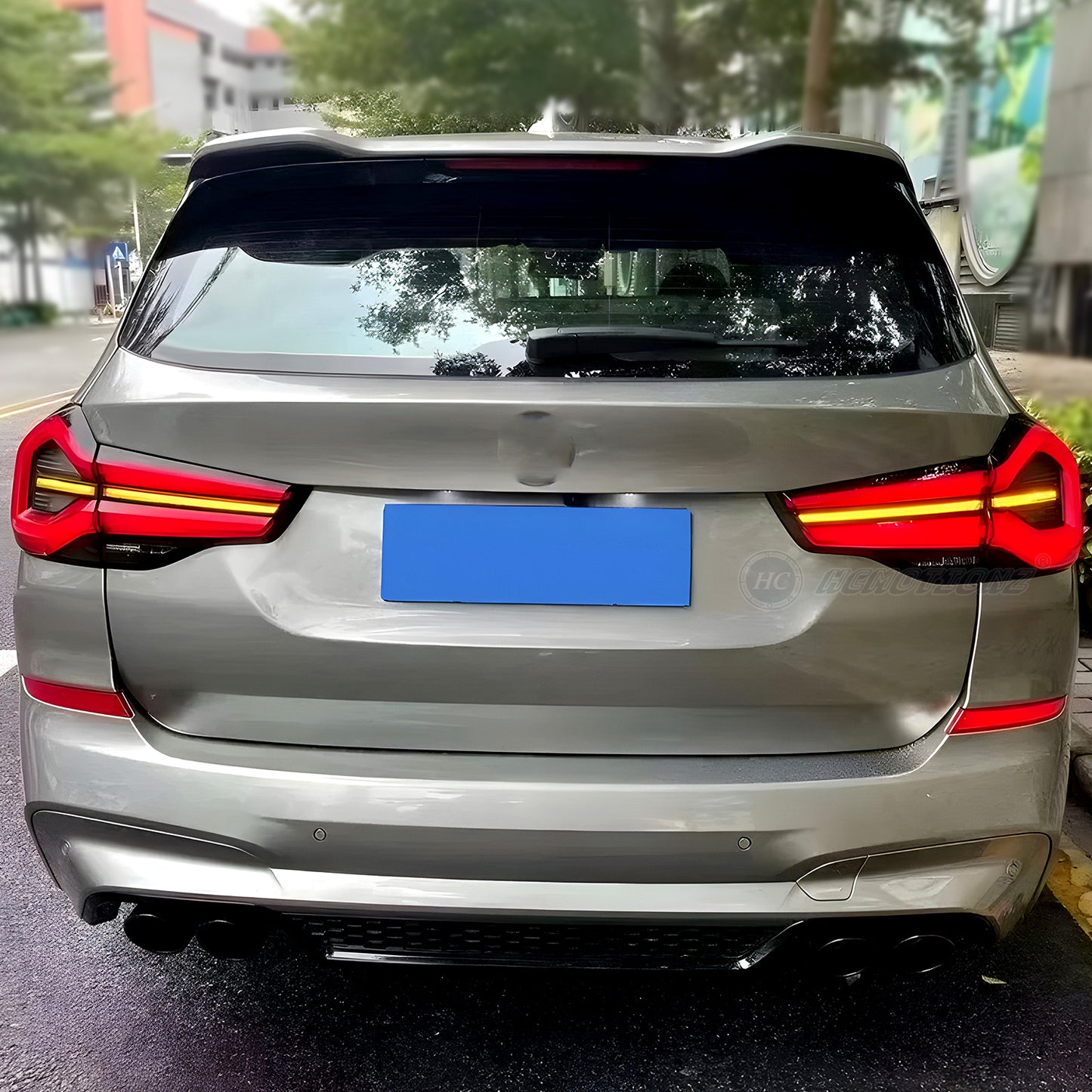 LED Tail Light Assembly Compatible with BMW X3 G01 F97 2018-2021 Start UP Animation Sequential Turn Light Rear Lamps 2Pcs