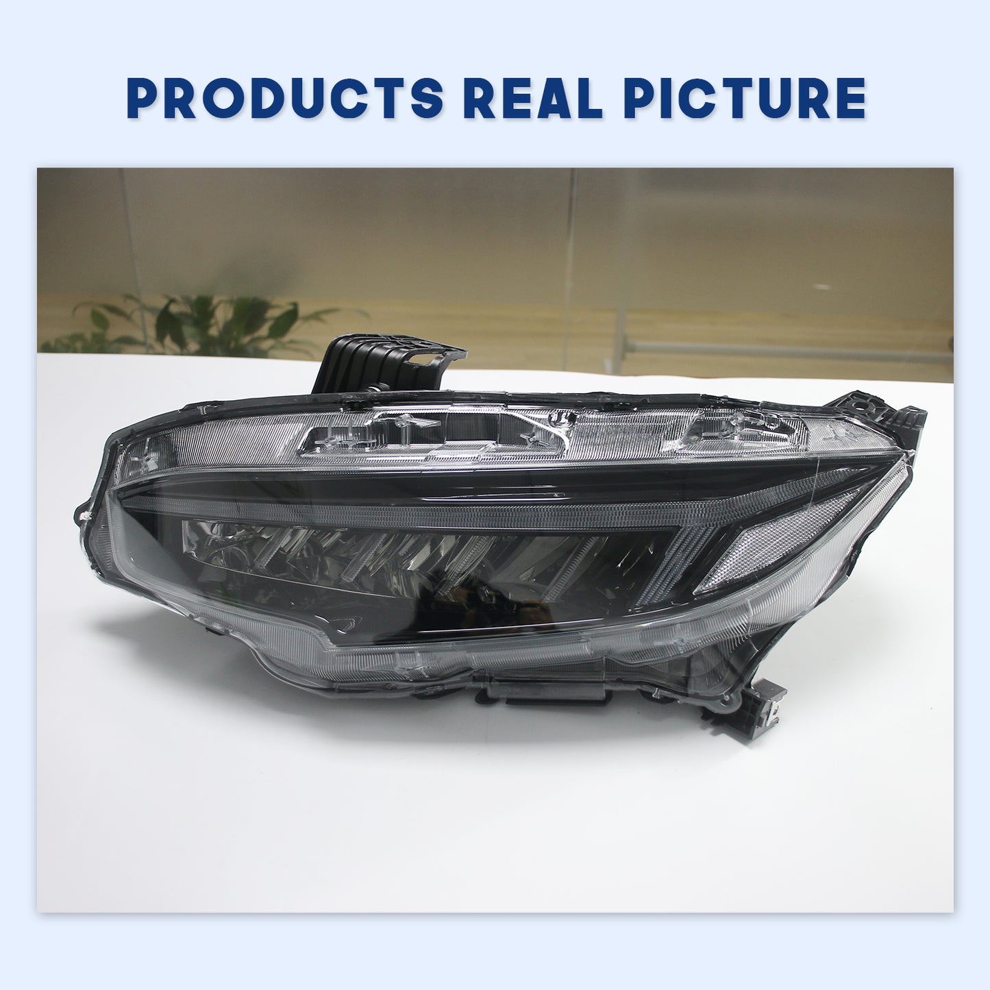HCMOTION LED Headlights for 2016-2021 Honda Civic 10th Gen | Sequential Turn Light & Startup Animation