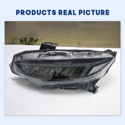 HCMOTION LED Headlights for 2016-2021 Honda Civic 10th Gen | Sequential Turn Light & Startup Animation