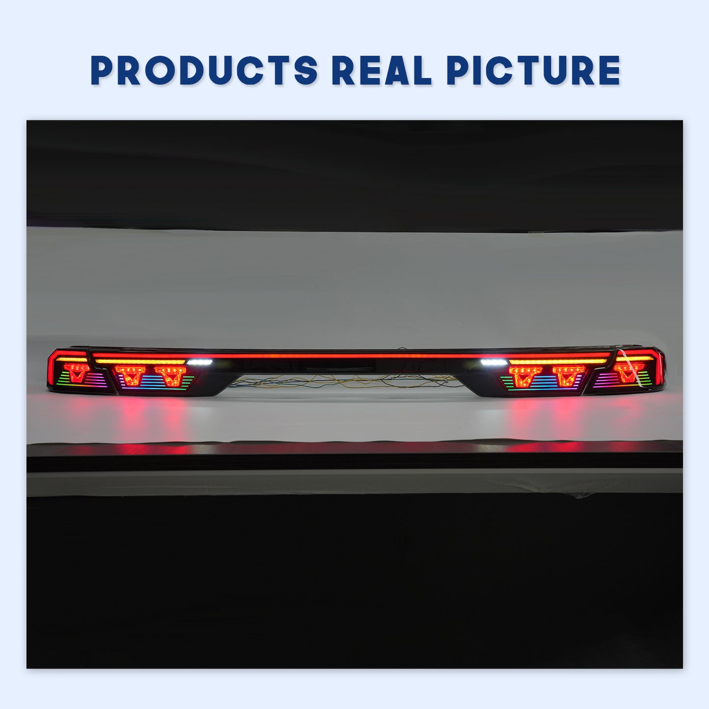 HCMOTION LED Color Changing Taillights for Toyota Camry 2025 | Sequential Turn Signal & Startup Animation Smoked
