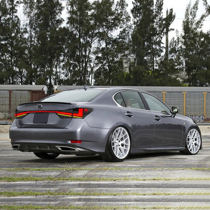 HCMOTION LED Taillights for 2012-2020 Lexus GS 250 300h 350 F 450h | Sequential Turn Signal & Startup Animation Smoked