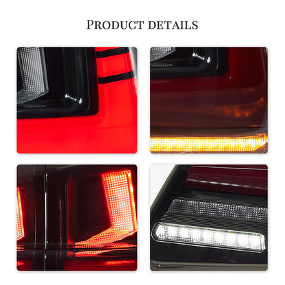 HCMOTION DOT-Approved LED Tail Lights for 2006-2012 Lexus IS250 IS350 IS F | Startup Animation & Sequential Signal Smoked Type A 1 Pair