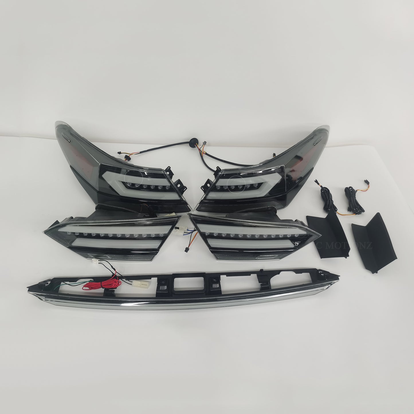 HCMOTION LED Taillights for Toyota Camry 2018-2022 | Sequential Turn Signal & Start-up Animation Smoked 5 PCS