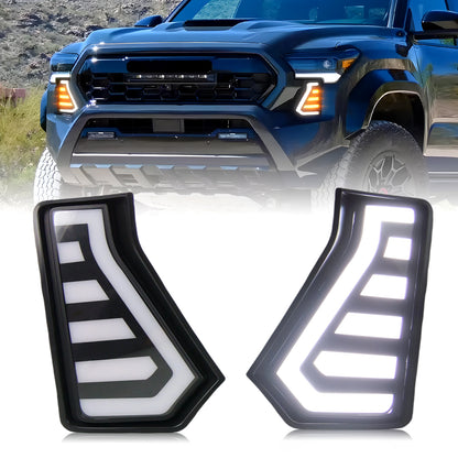 HCMOTION LED DRL Assembly for 2024-2026 Toyota Tacoma | Startup Animation & Sequential Turn Signal