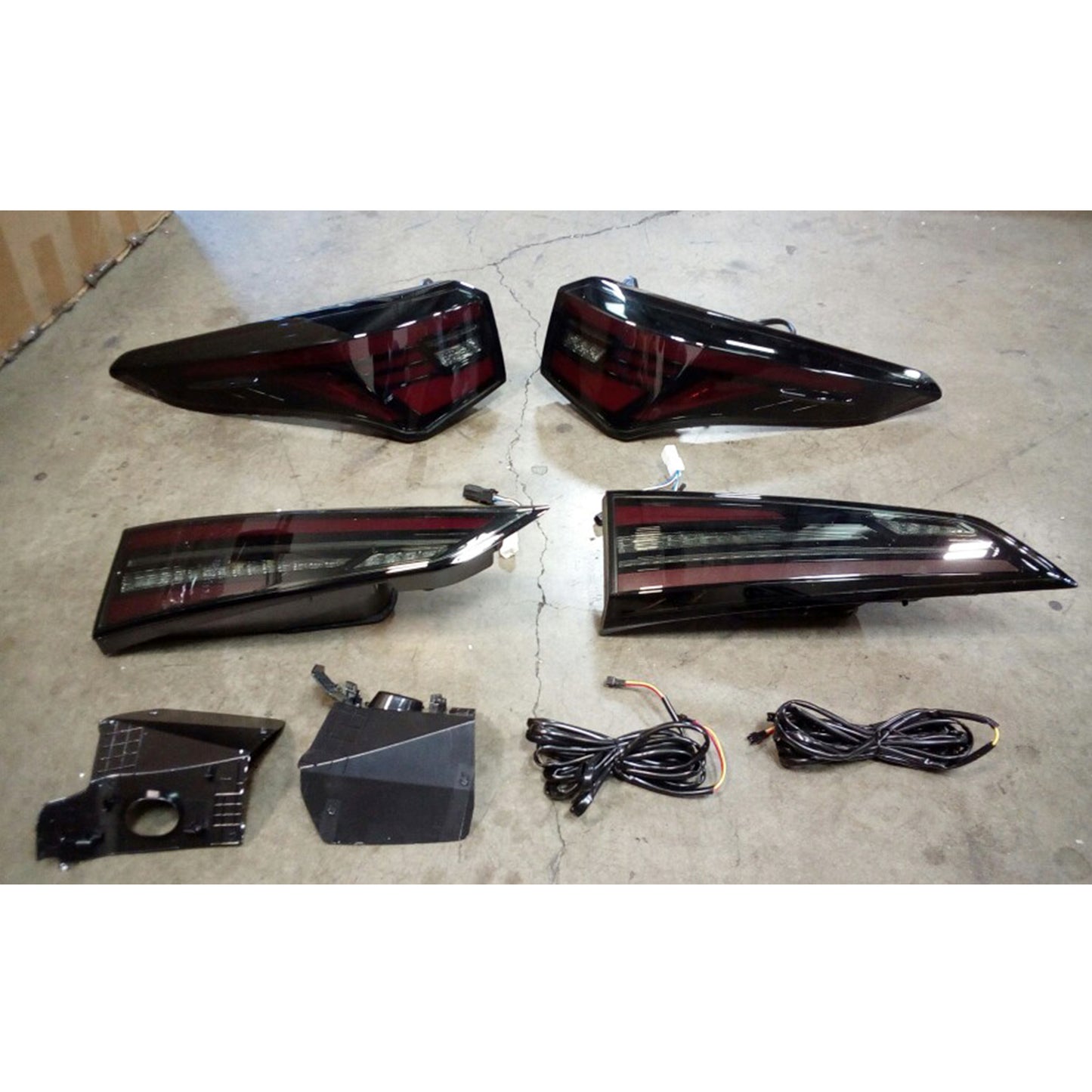 HCMOTION DOT-Approved LED Tail Lights for 2020-2022 Toyota Highlander | Sequential Signal & Startup Animation Pair
