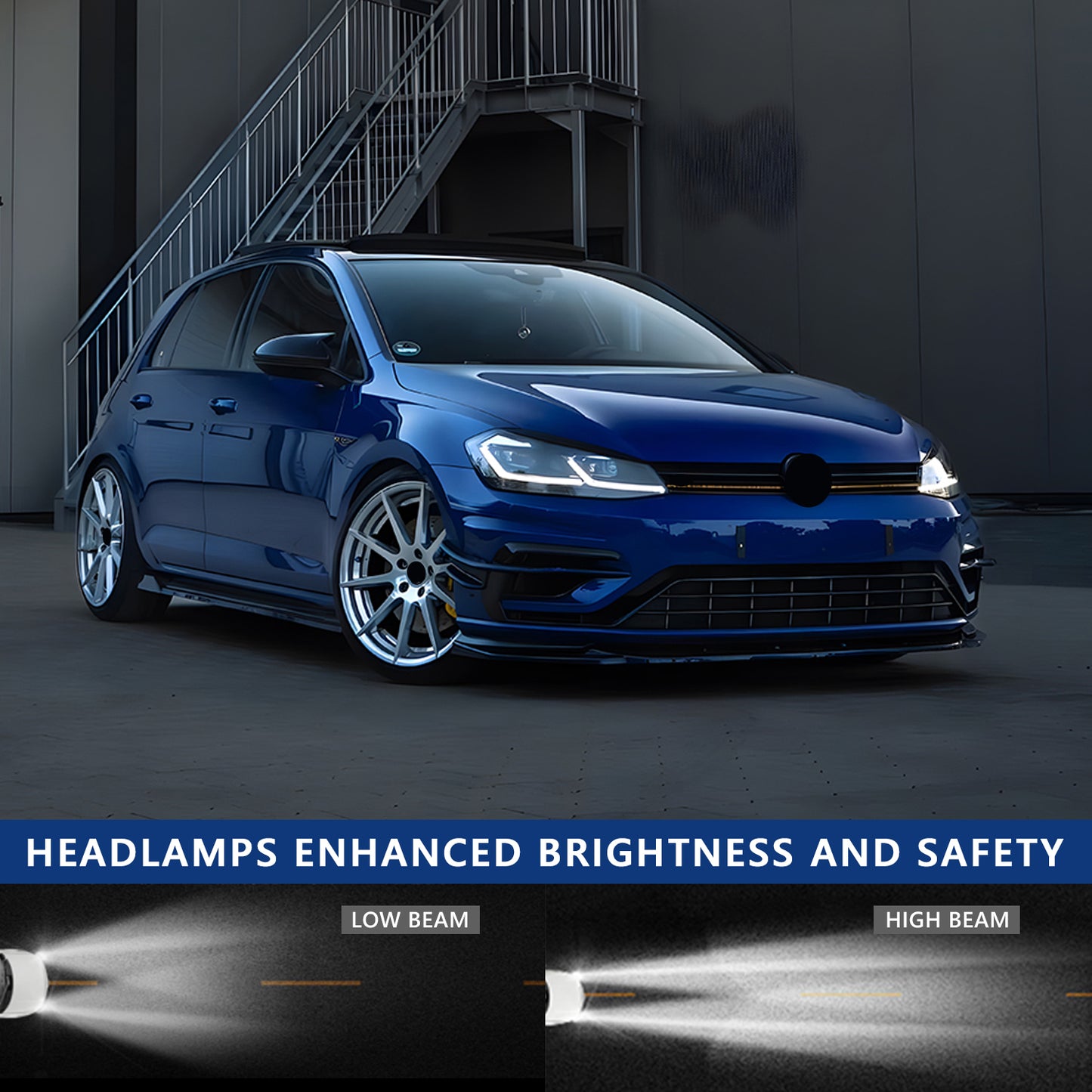 HCMOTION LED Headlights for 2013-2018 VW Golf MK7 | Sequential Signal & Startup Animation
