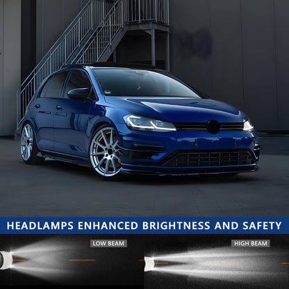 HCMOTION LED Headlights for 2013-2018 VW Golf MK7 | Sequential Signal & Startup Animation