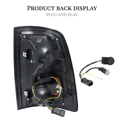 HCMOTION LED Tail Lights for Dodge RAM1500 2009-2018/RAM2500 2013-2018 |  Sequential & Start-up Animation Clear