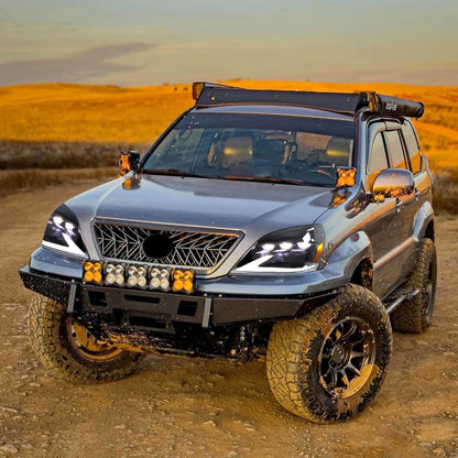 HCMOTION LED Headlights for 2003-2009 Lexus GX 470 J120 | Sequential Signal & Startup Animation