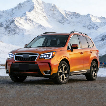 HCMOTION LED Headlight Assembly for 2013-2018 Subaru Forester (SJ) | Sequential Signal & Startup Animation