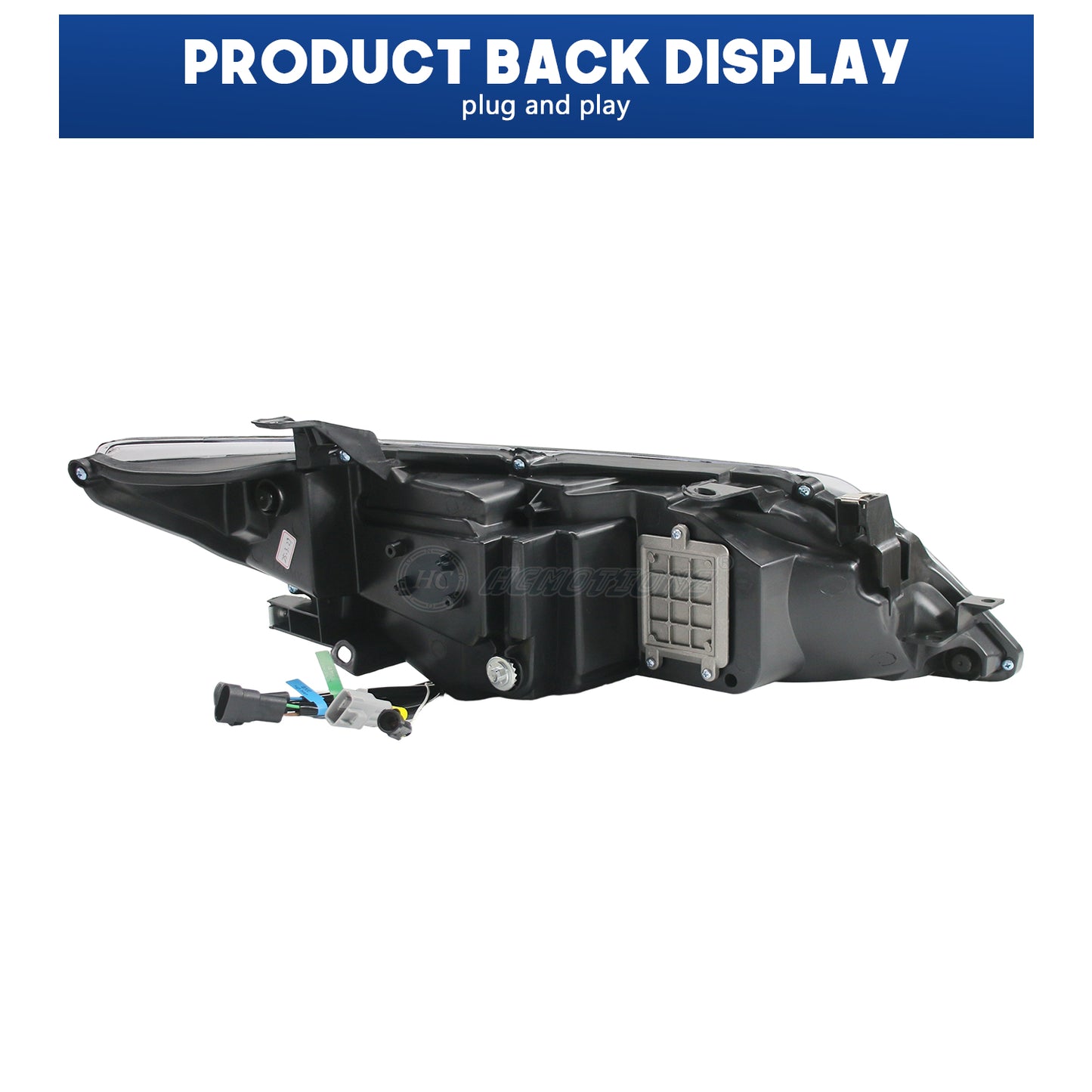 HCMOTION LED Headlight Assembly for 2012-2014 Toyota Camry (XV50) | Sequential Signal & Startup Animation