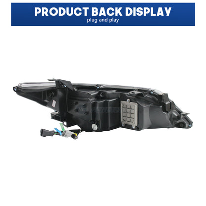 HCMOTION LED Headlight Assembly for 2012-2014 Toyota Camry (XV50) | Sequential Signal & Startup Animation