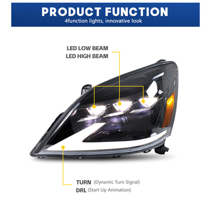 HCMOTION LED Headlights for 2003-2009 Lexus GX 470 J120 | Sequential Signal & Startup Animation