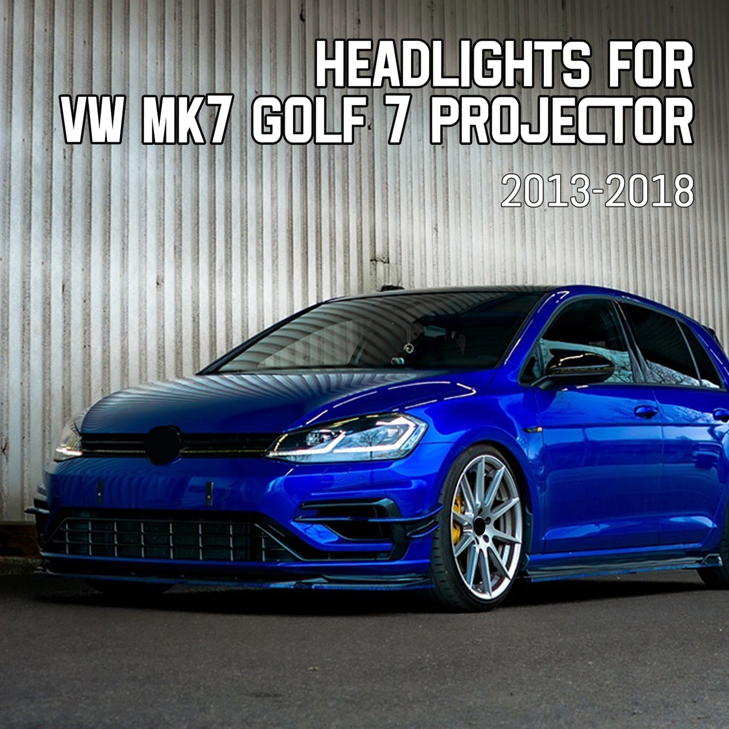 HCMOTION LED Headlights for 2013-2018 VW Golf MK7 | Sequential Signal & Startup Animation