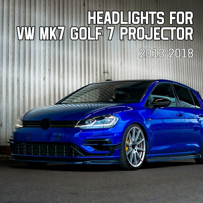 HCMOTION LED Headlights for 2013-2018 VW Golf MK7 | Sequential Signal & Startup Animation