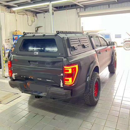 HCMOTION Taillights for 2021-2024 Ford F150 F-150 XLT | Sequential Turn Signal & Startup Animation Smoked