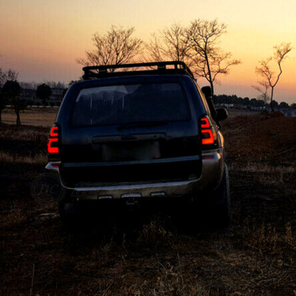 HCMOTION LED Taillights for Toyota 4Runner 4th GEN 2003-2009 | Sequential Turn Signal & Startup Animation Clear