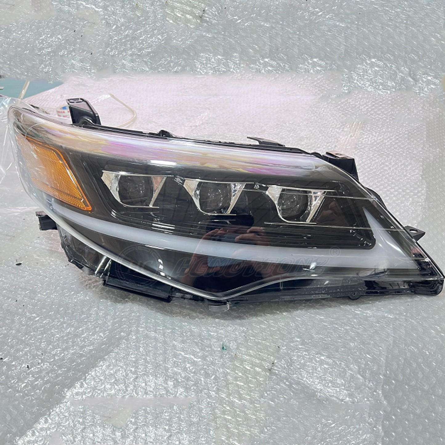 HCMOTION LED Headlight Assembly for 2012-2014 Toyota Camry (XV50) | Sequential Signal & Startup Animation