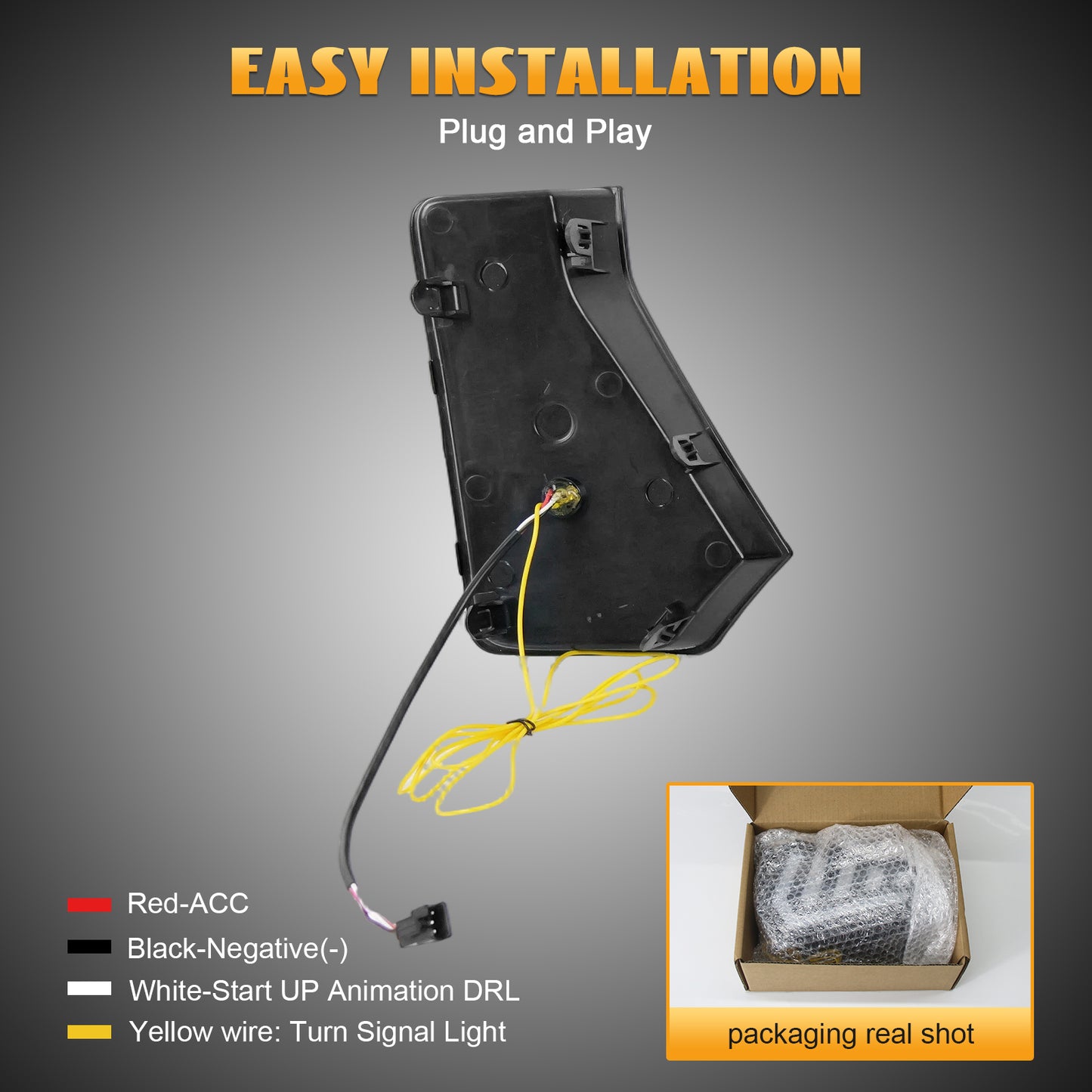 HCMOTION LED DRL Assembly for 2024-2026 Toyota Tacoma | Startup Animation & Sequential Turn Signal