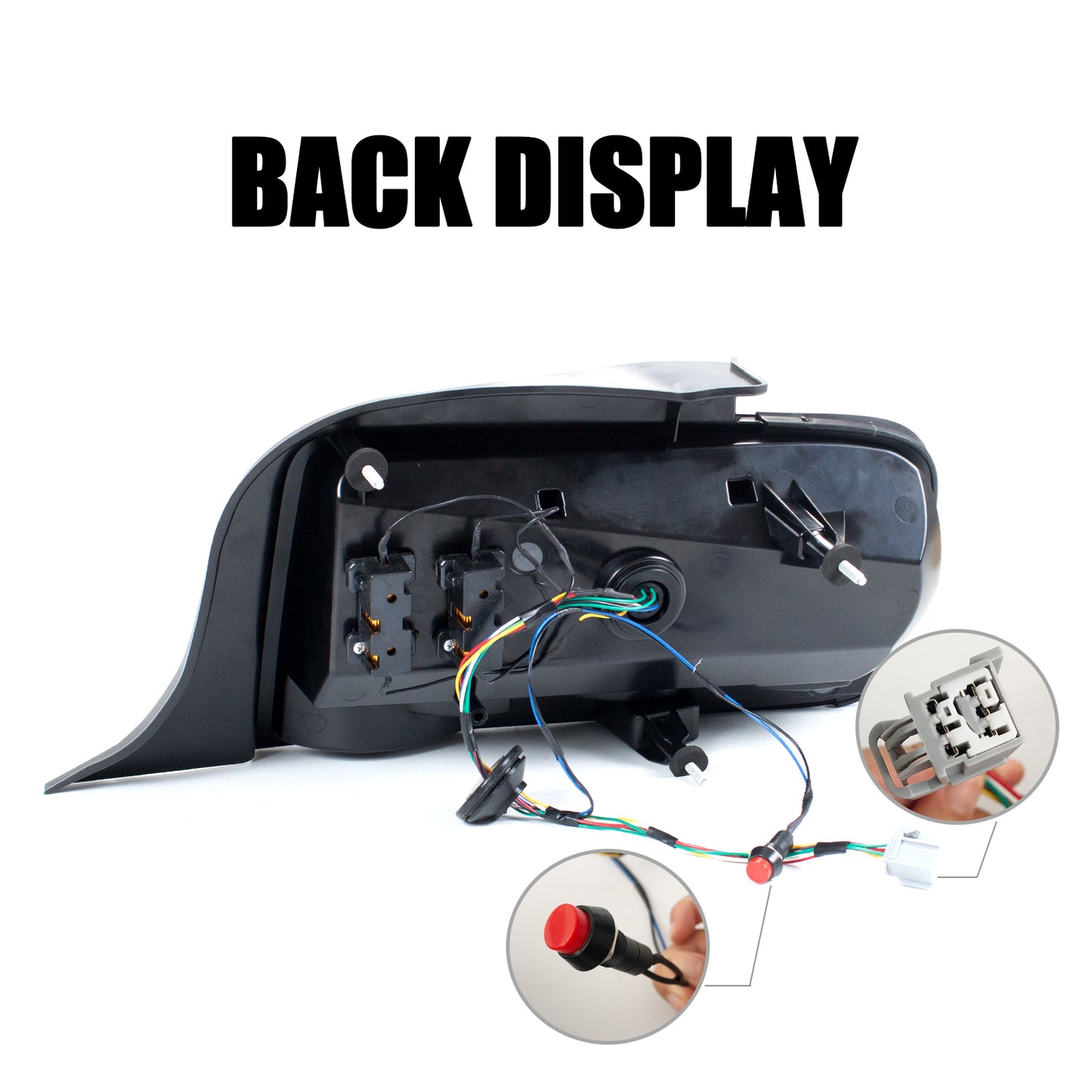 HCMOTION LED Taillights for 2005-2009 Ford Mustang | Startup Animation & Sequential Signal Clear