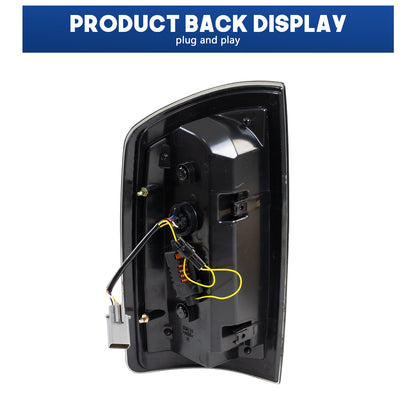 HCMOTION LED Taillights for 2002-2006 Dodge RAM 1500, 2003-2006 RAM 2500 3500 | Sequential Turn Signal & Startup Animation Smoked