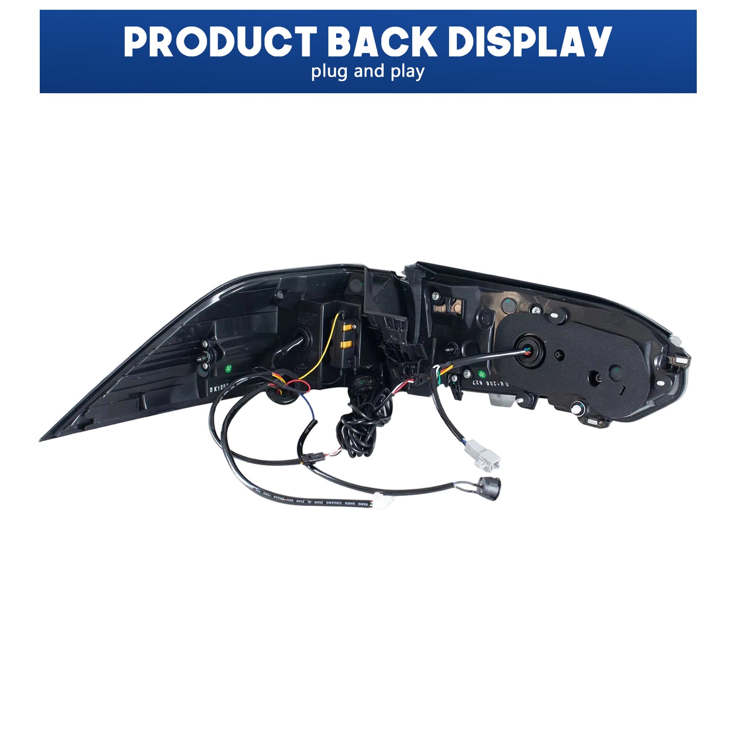 HCMOTION DOT-Approved LED Tail Lights for 2019-2024 Toyota RAV4 XA50 | Sequential Signal & Startup Animation Pair