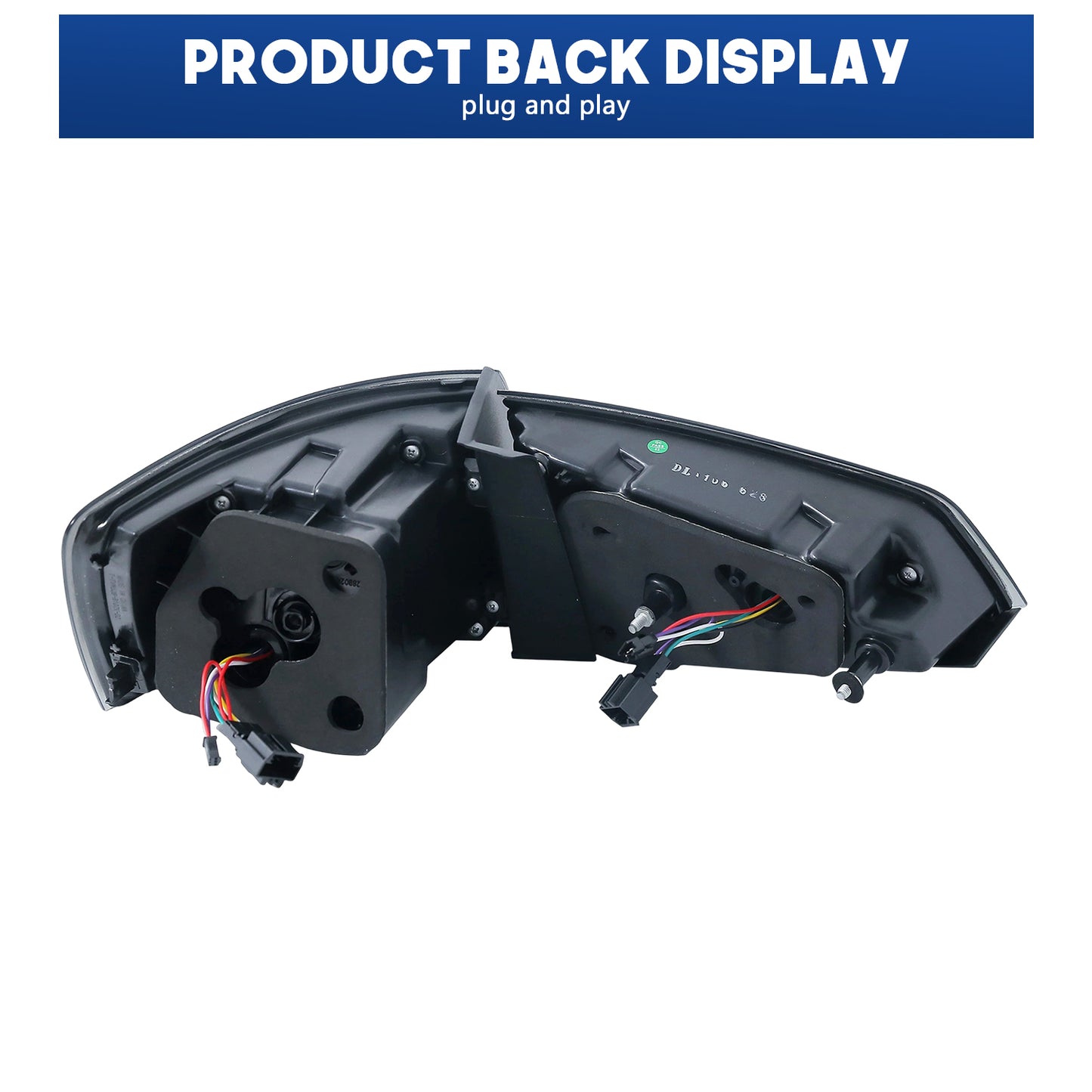 HCMOTION LED Taillights for 2015-2018 VW Jetta MK6 | Sequential Turn Signal & Start-up Animation Red