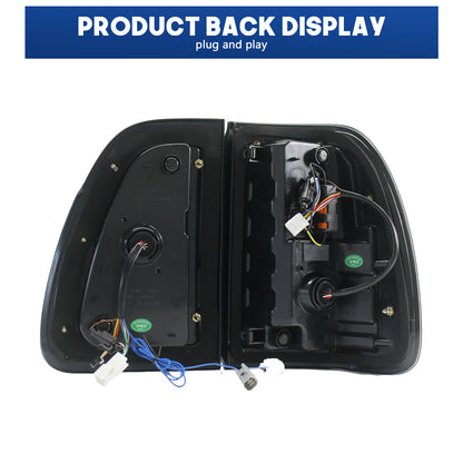 HCMOTION DOT-Approved LED Tail Lights for 2004-2007 Lexus LX 470 | Startup Animation & Sequential Signal Pair