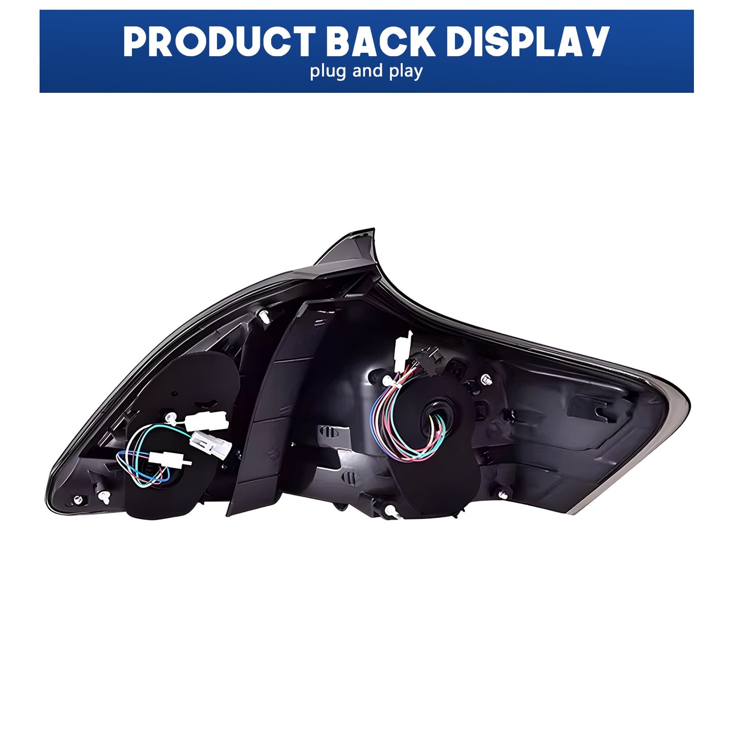 HCMOTION DOT-Approved Full LED Tail Lights for 2009-2016 Toyota Venza | Sequential Signal & Startup Animation Pair