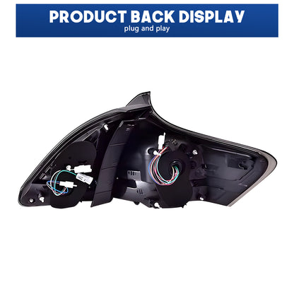 HCMOTION DOT-Approved Full LED Tail Lights for 2009-2016 Toyota Venza | Sequential Signal & Startup Animation Pair