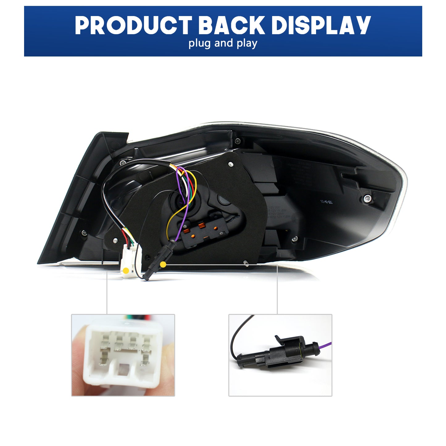 HCMOTION LED RGB Taillights for 2015-2021 Subaru WRX STI | Startup Animation & Sequential Signal Smoked