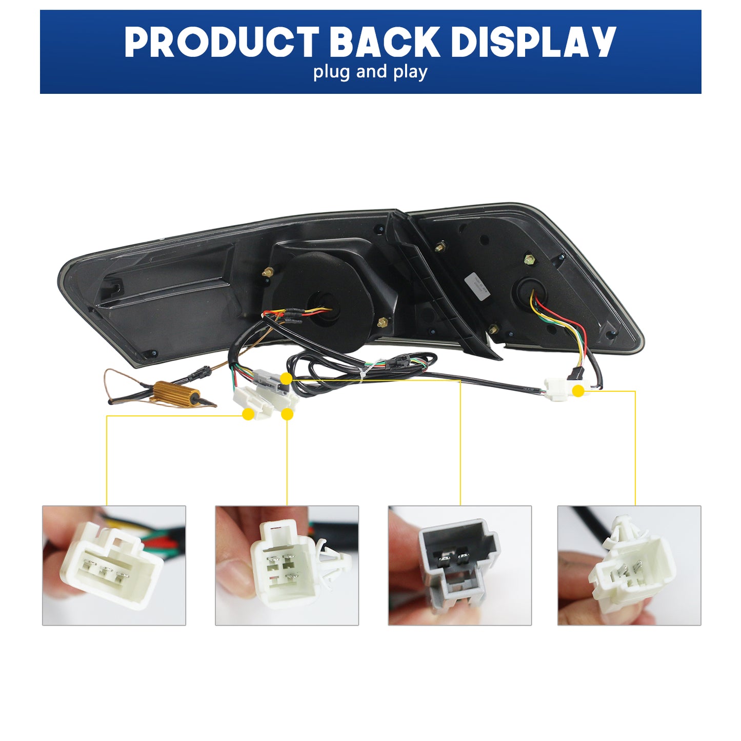 HCMOTION LED Taillights for 2007-2011 Toyota Camry XV40 Aurion | Sequential Turn Signal & Start-up Animation Smoked Type B