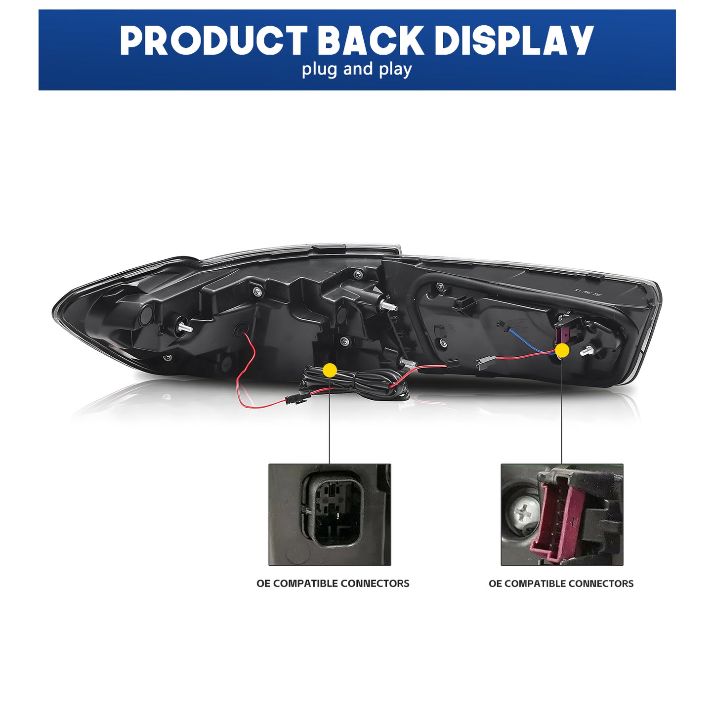 HCMOTION DOT-Approved LED Tail Lights for 2019–2025 BMW 3 Series G20 Sedan | Startup Animation & Sequential Signal Pair