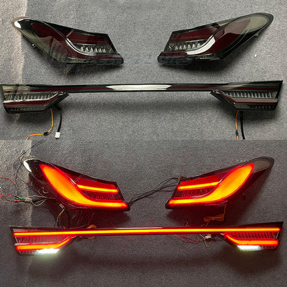 HCMOTION Used LED Taillights for Toyota Camry 2018-2022 | Sequential Turn Signal & Start-up Animation Smoked 3 PC