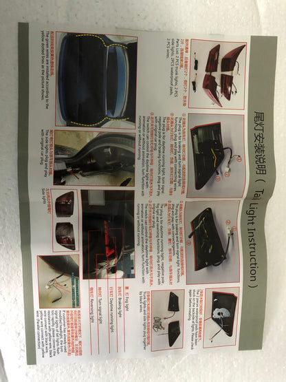 HCMOTION LED Taillights for Lexus IS250 IS350 ISF 2006-2012 | Sequential Turn Signal & Start-up Animation Red