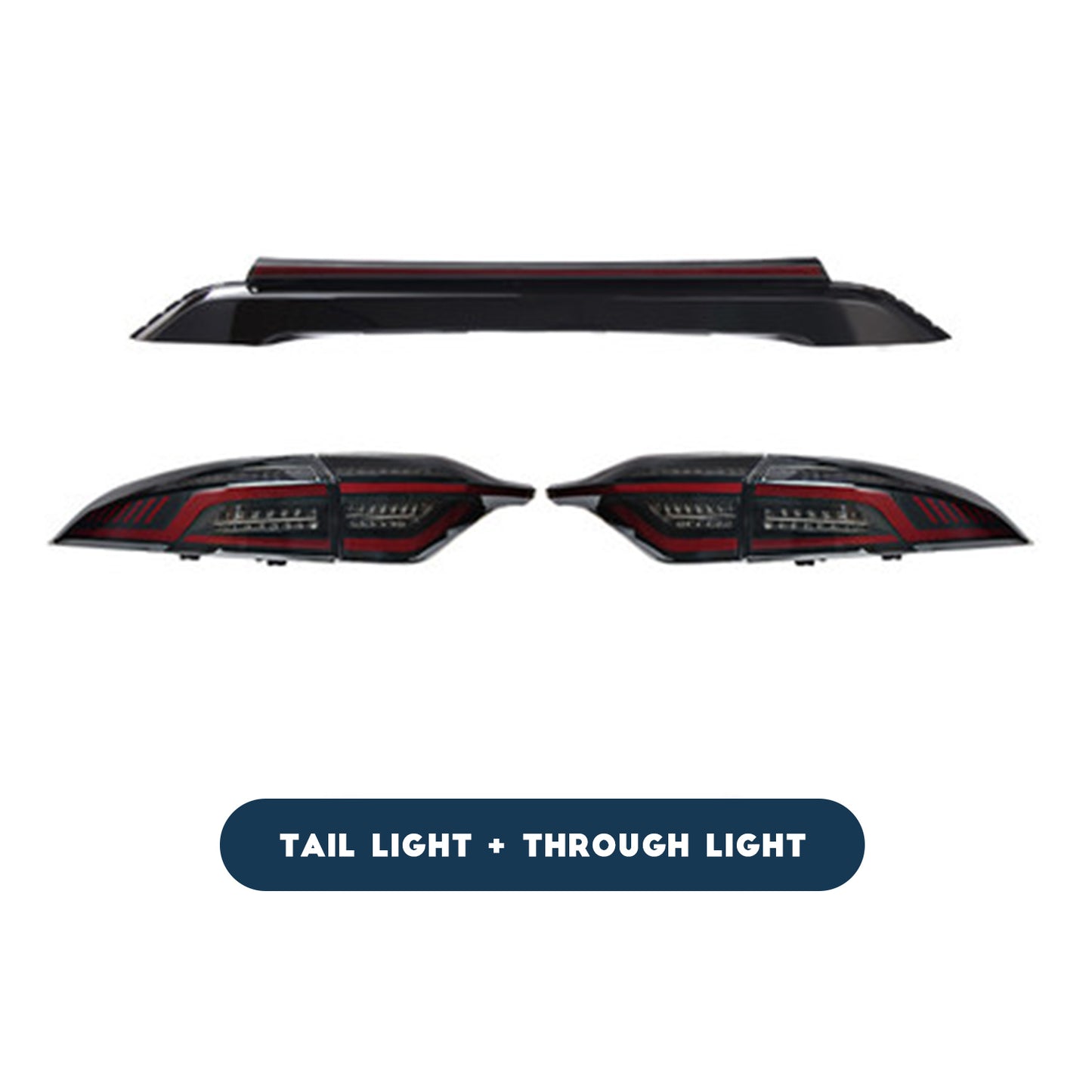 HCMOTION LED Tail Lights for 2020-2024 Toyota Corolla | Sequential Turn Light & Startup Animation