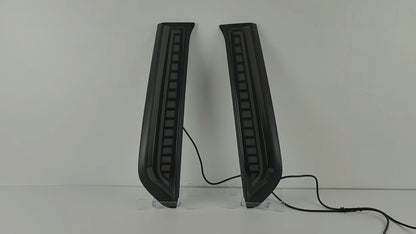 HCMOTION Smoked LED Rear Pillar Lights for 2010-2023 Toyota 4Runner | Startup Animation & Sequential Turn Signal
