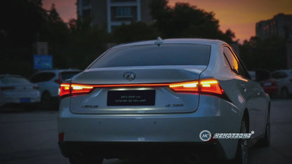 HCMOTION DOT-Approved LED Tail Lights for 2014-2020 Lexus IS 250/350/300h | Sequential Signal & Startup Animation Pair