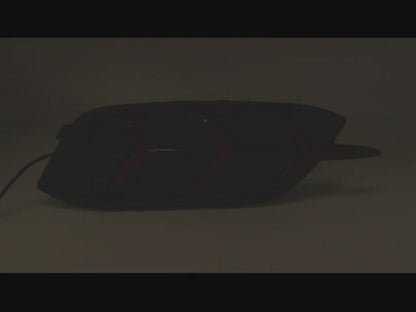 HCMOTION LED Rear Bumper Lights for 2016-2022 Honda Civic (10th Gen) | Sequential Signal & Startup Animation Fish-Bone Style