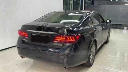 HCMOTION LED Taillights for 2006-2012 Lexus ES350 ES240 | Startup Animation & Sequential Signal Red