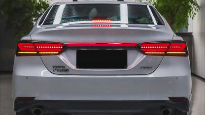 HCMOTION LED Taillights for Toyota Camry 2018-2022 | Sequential Turn Signal & Start-up Animation Smoked 5 PCS