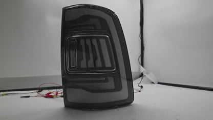 HCMOTION LED Tail Lights for Dodge RAM1500 2009-2018/RAM2500 2013-2018 |  Sequential & Start-up Animation Clear