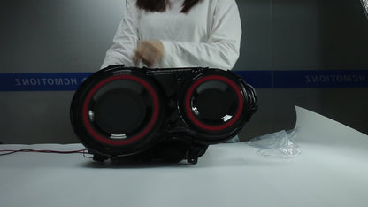 HCMOTION LED Tail Lights for 2007-2017 Nissan GTR GT-R R35 | Startup Animation & Sequential Signal