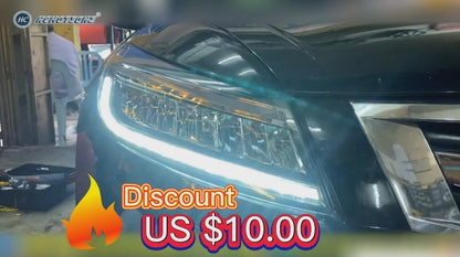 HCMOTION LED Headlights for 2008-2012 Honda Accord | Sequential Signal & Startup Animation