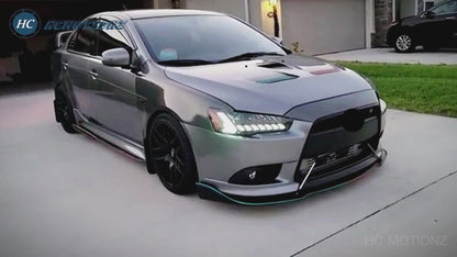 HCMOTION LED Headlights for Mitsubishi Lancer 2008-2017 | Sequential Turn Signal & Startup Animation